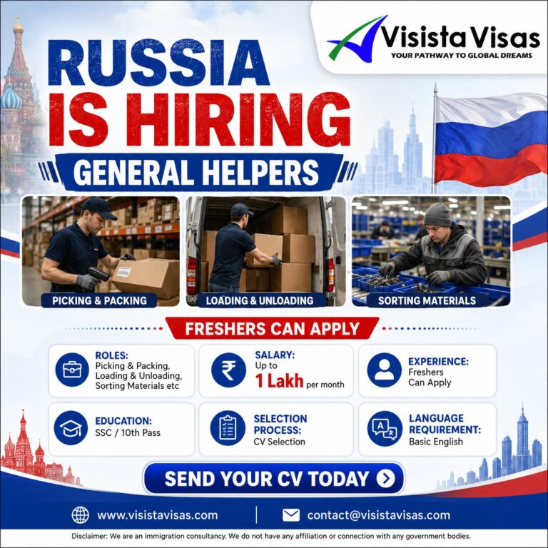 Career Openings in Russia - General Helpers
